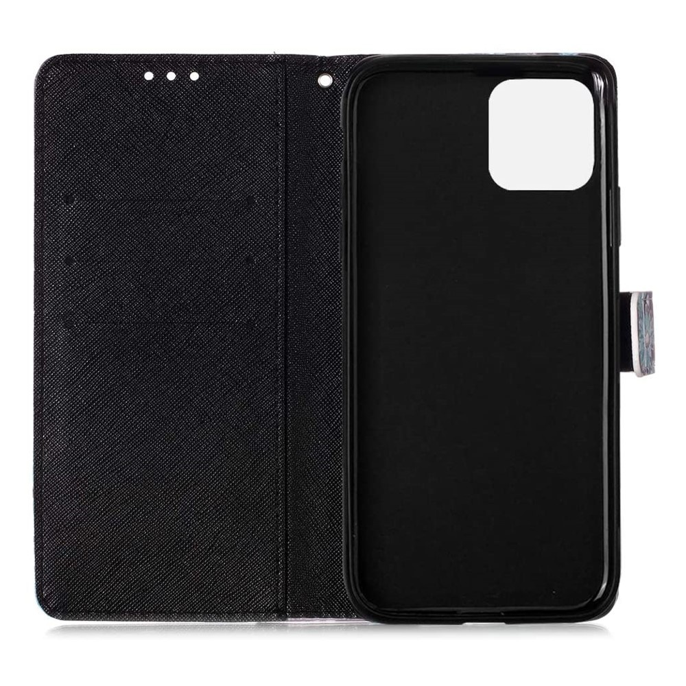 Plånboksfodral Apple iPhone 16 Pro – Döskalle / Rosor