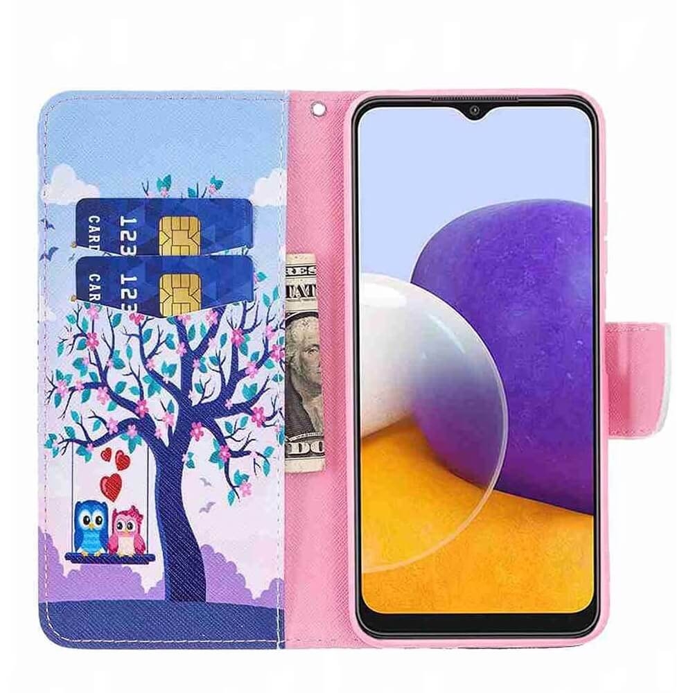 Plånboksfodral Samsung Galaxy S24 FE - Ugglor på Gunga