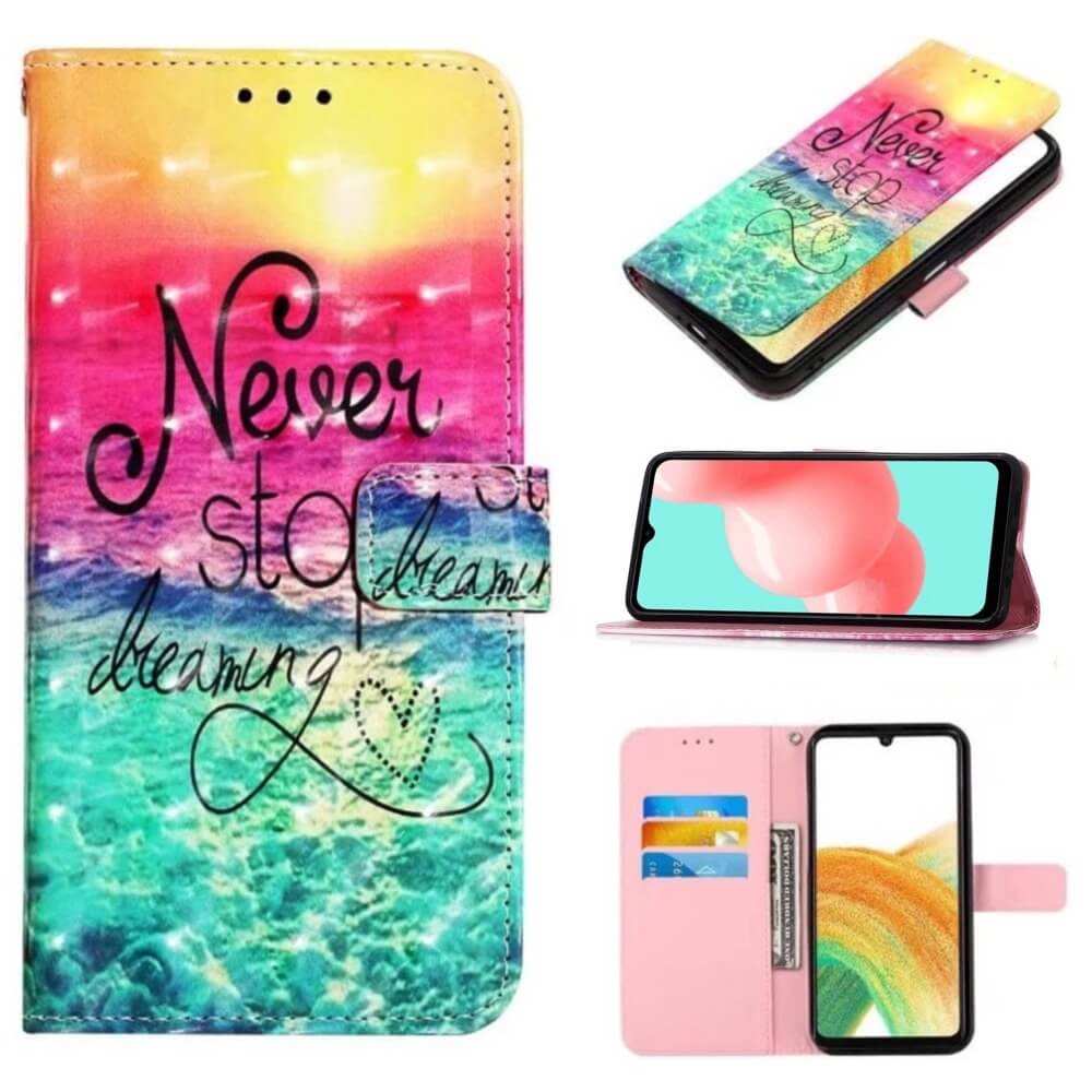 Plånboksfodral Samsung Galaxy A56 - Never Stop Dreaming