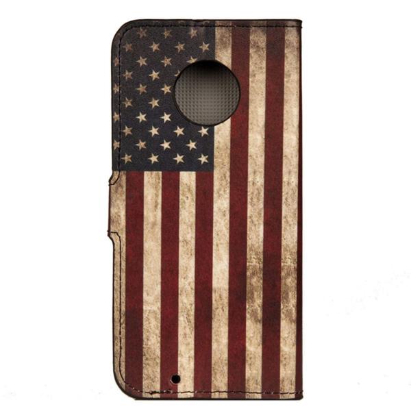 Plånboksfodral Motorola Moto G6 - Flagga USA