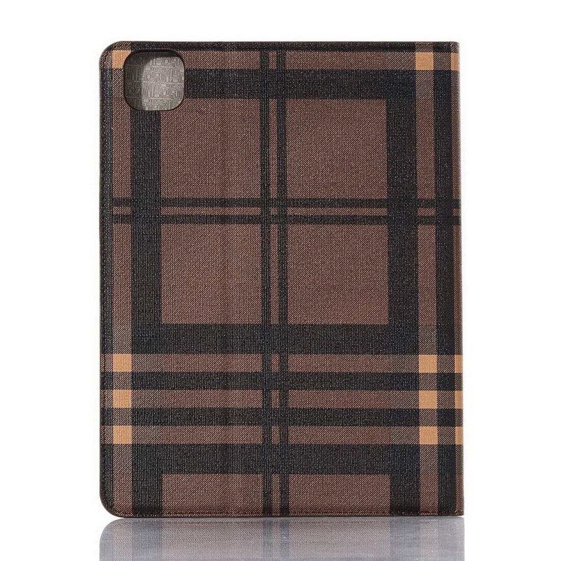 Fodral iPad Pro 12,9" (2020) Rutmönster - Brun