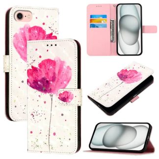 Plånboksfodral Apple iPhone 16e - Rosa Blomma