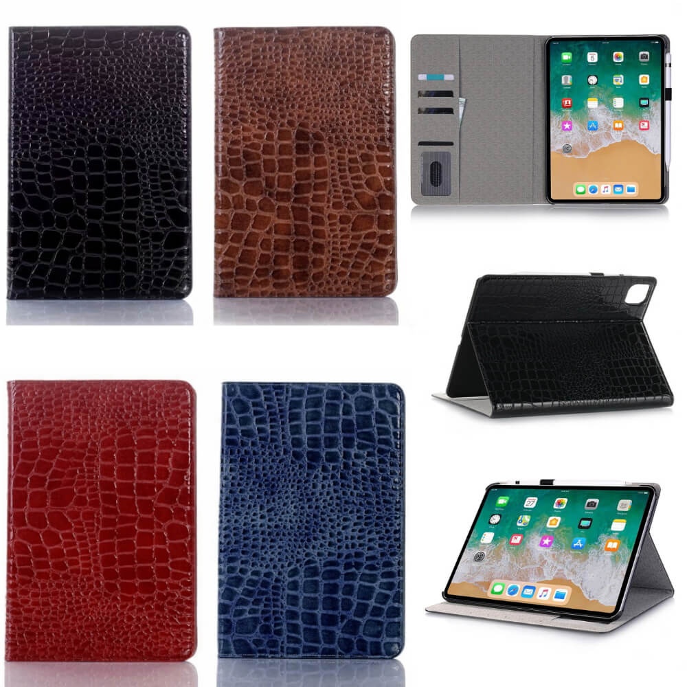 Fodral iPad Air 13" (2024) Krokodilmönster - 4 Färger