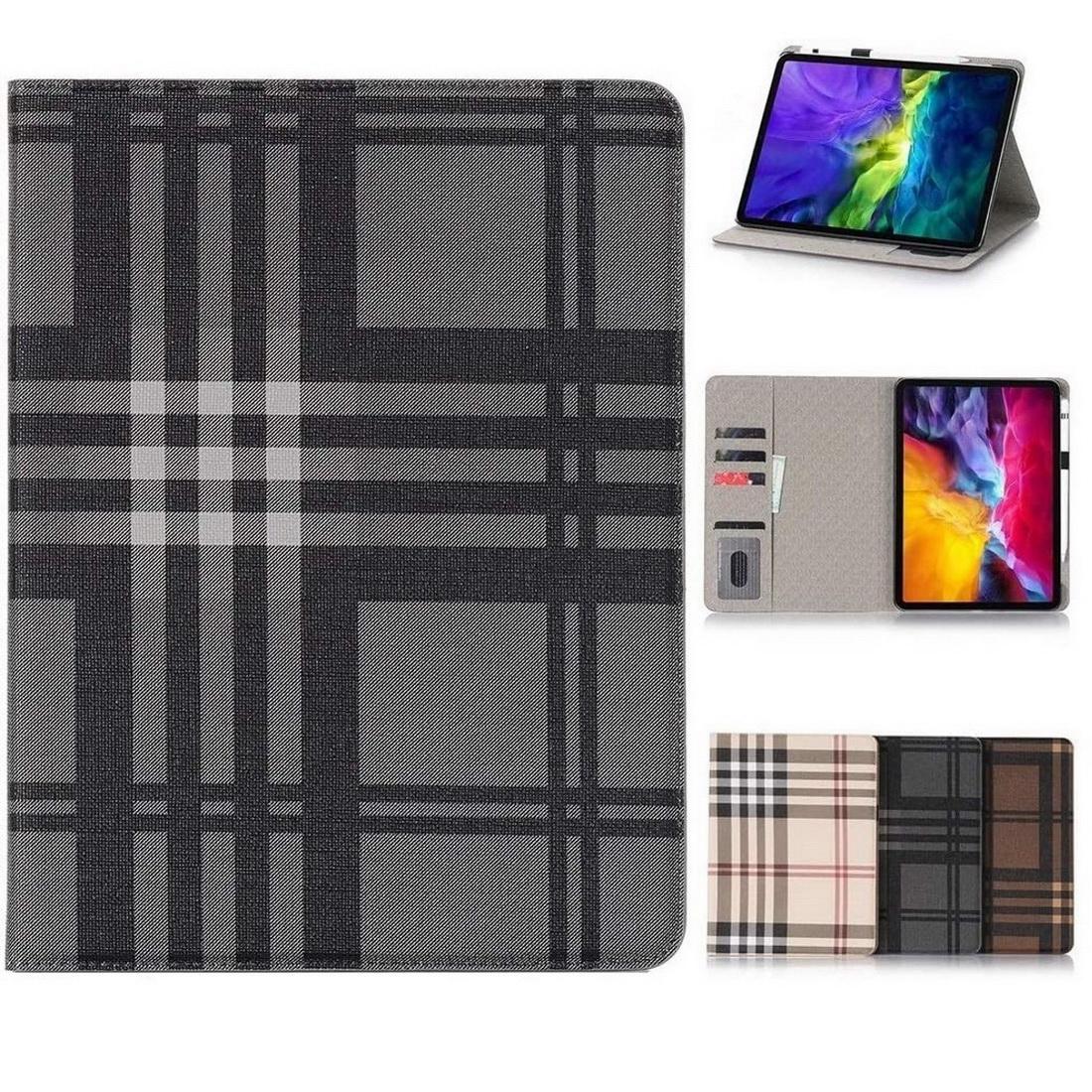 Fodral iPad Pro 12,9" (2021-2022) Rutmönster - Svart