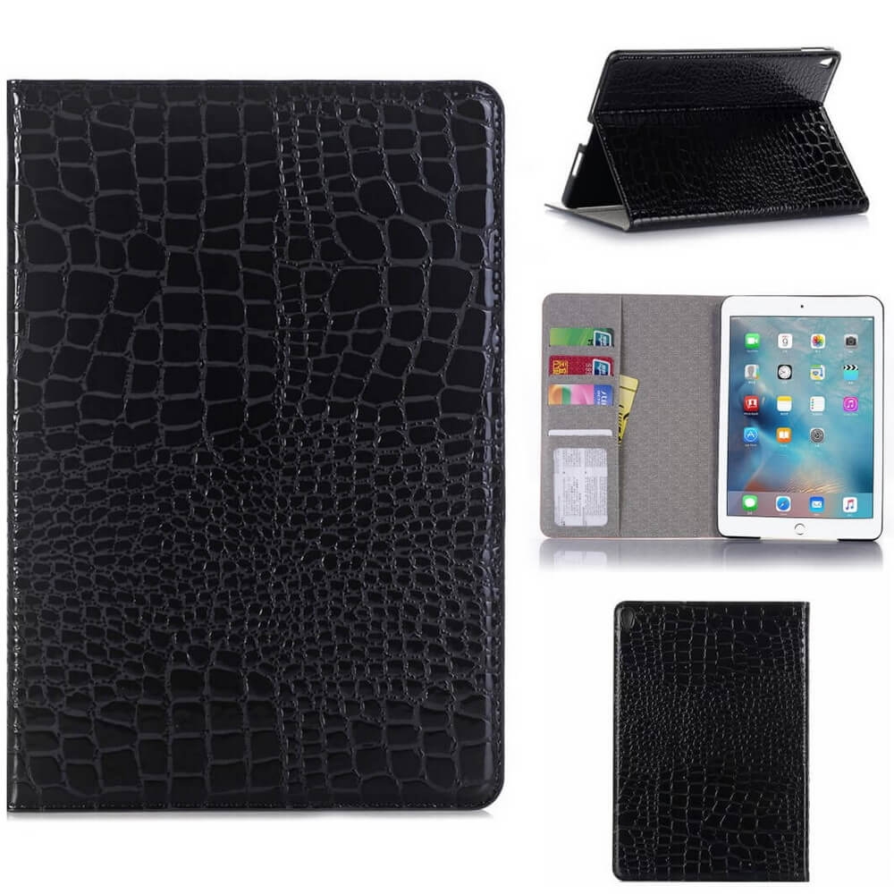 Plånboksfodral iPad Pro 10,5" (2017) Krokodilmönster - 5 Färger
