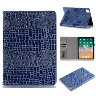 Plånboksfodral iPad Pro 11" (2021) Krokodilmönster Blå