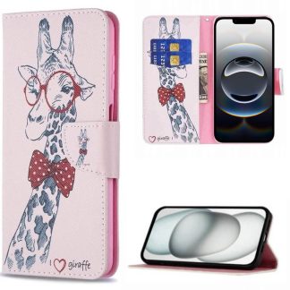 Plånboksfodral iPhone 16e – Giraff