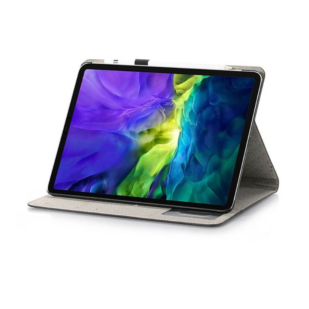 Plånboksfodral iPad Pro 11" (2021) Krokodilmönster Blå