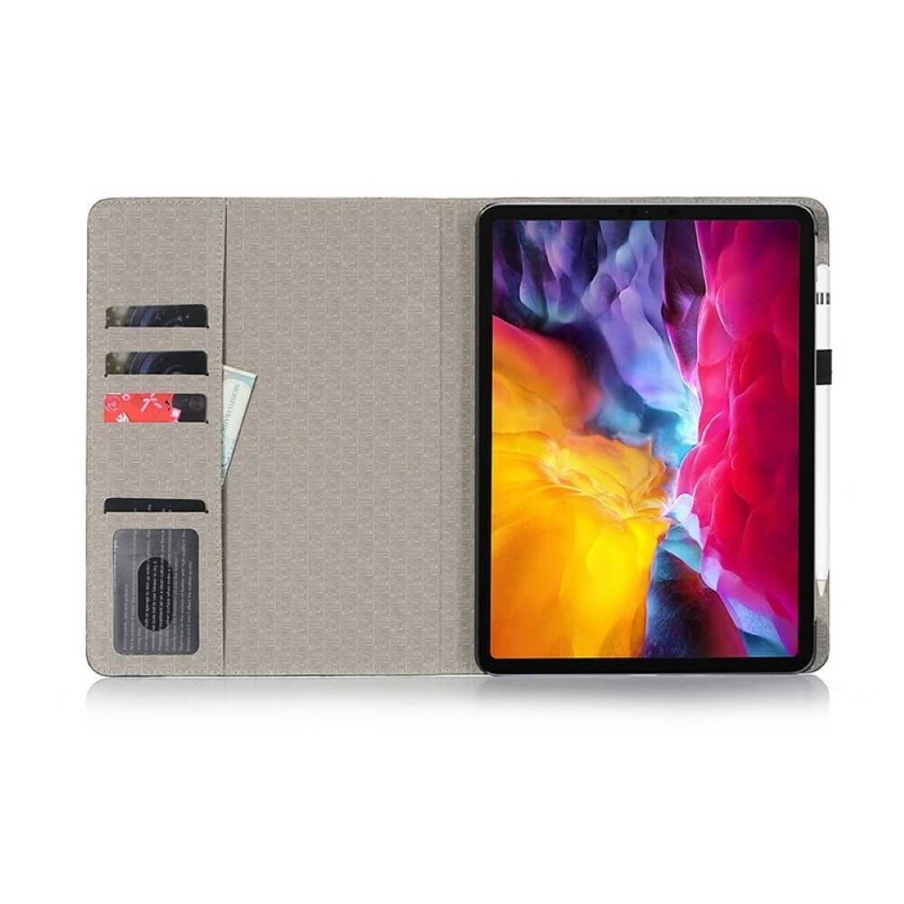 Plånboksfodral iPad Air 11" (2025) Krokodilmönster Brun