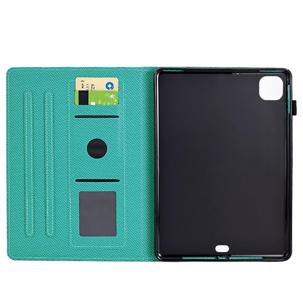 Fodral iPad Air (2024) M2 Vävmönster - Turkos