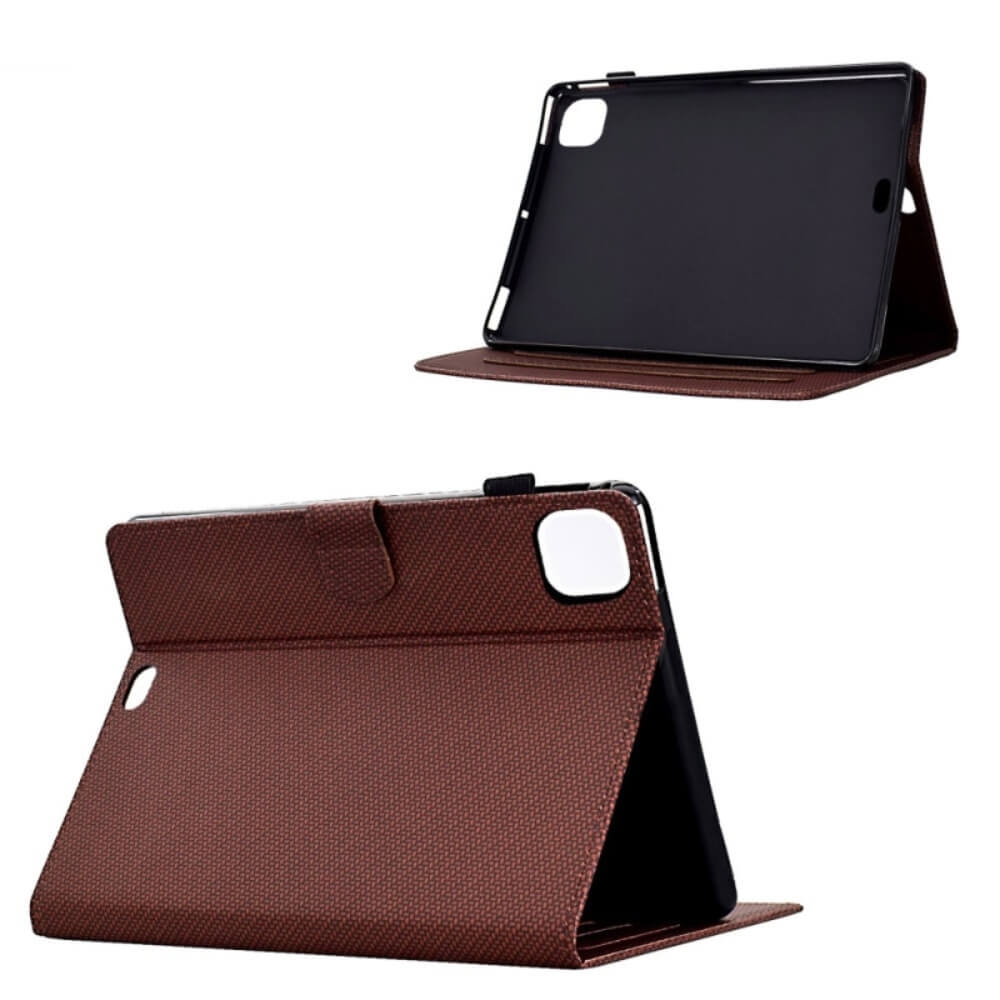 Fodral iPad Air (2022) Vävmönster - Brun