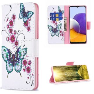 Plånboksfodral Samsung Galaxy S25 FE - Fjärilar och Blommor