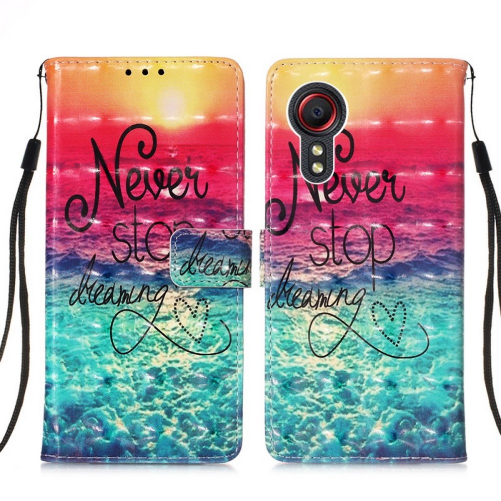 Plånboksfodral Samsung Galaxy XCover 7 - Never Stop Dreaming - Bild 4