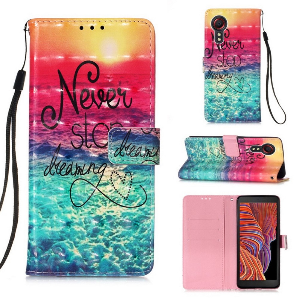 Plånboksfodral Samsung Galaxy XCover 7 - Never Stop Dreaming - Bild 2