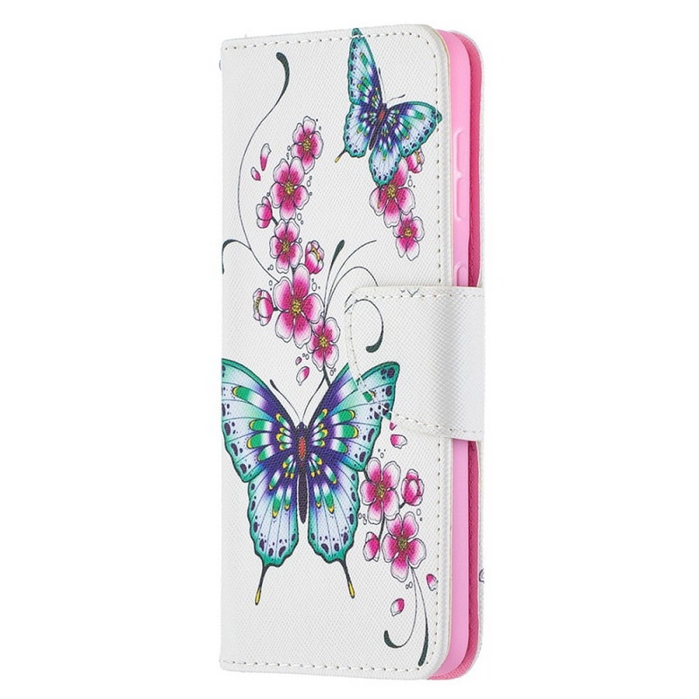 Plånboksfodral Samsung Galaxy XCover 7 - Fjärilar och Blommor - Bild 3